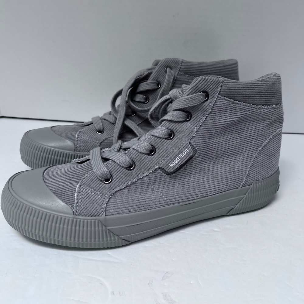 Rocket Dog Gray Corduroy High Top Sneakers US 11‎ Casual Shoes